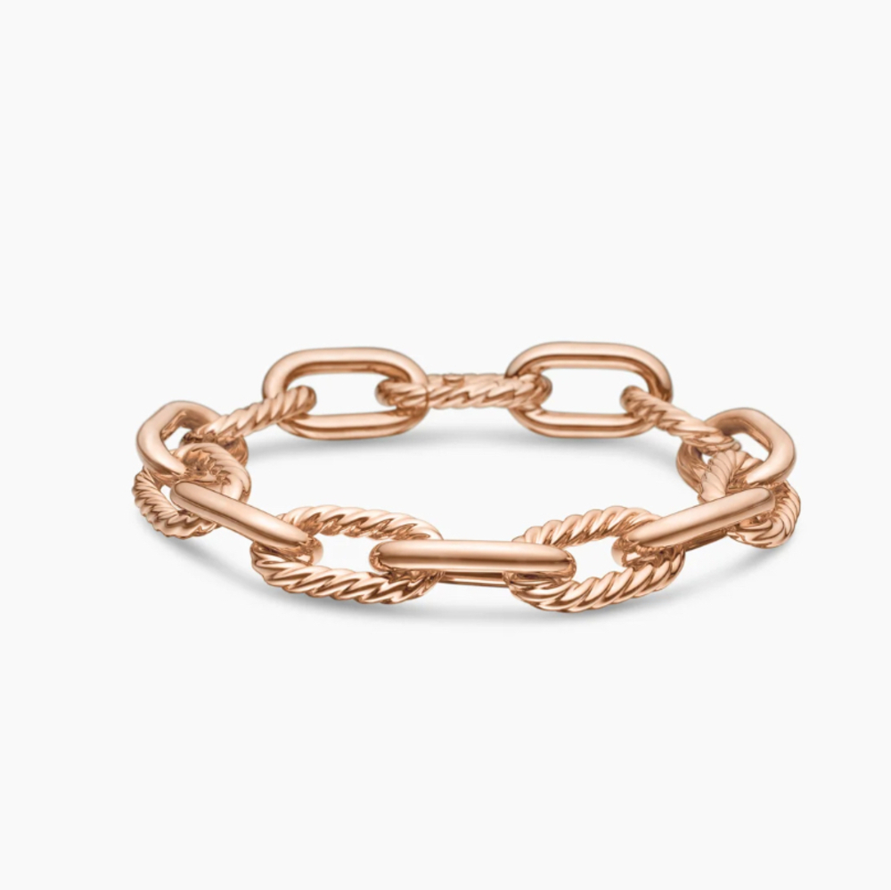 David Yurman Madison chain rose gold bracelet